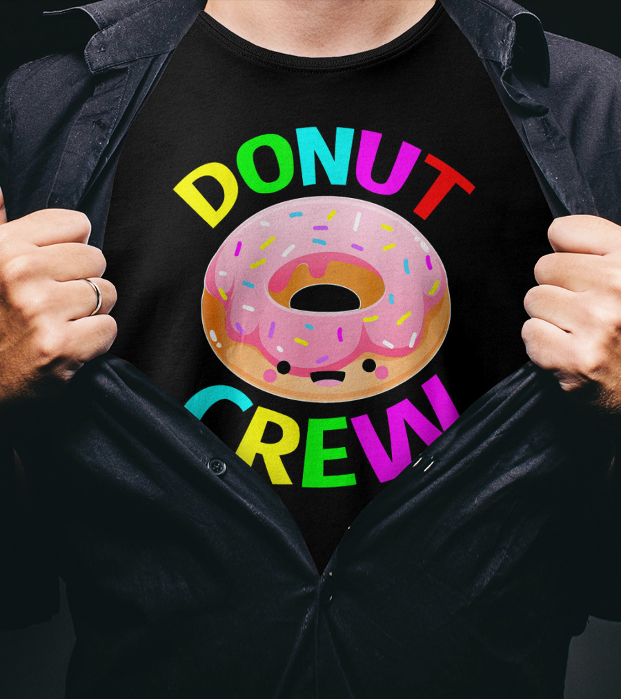 Donut Crew Birthday Celebration Party T-Shirt