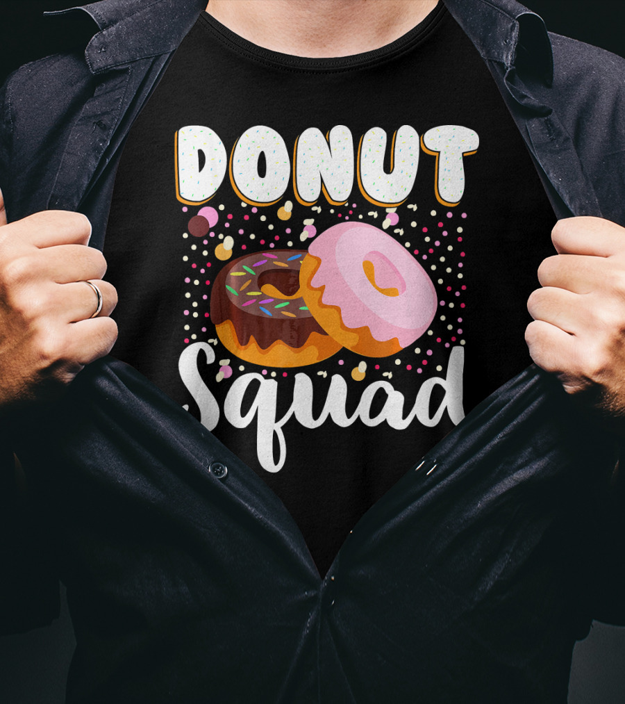 Donut Squad Funny Donut Lover Sprinkle Donut Part T-Shirt