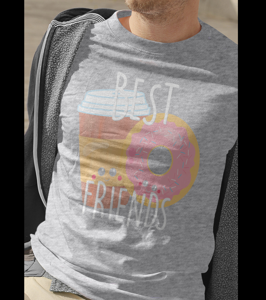 Best Friends Coffee And Donut Perfect Pairing T-Shirt