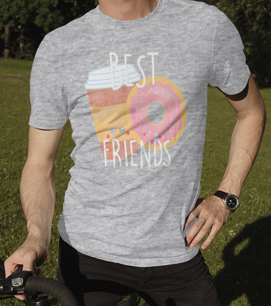 Best Friends Coffee And Donut Perfect Pairing T-Shirt