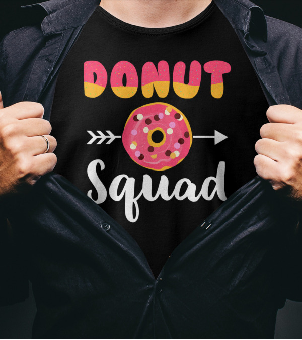 Donut Squad Funny Donut Lover Party T-Shirt