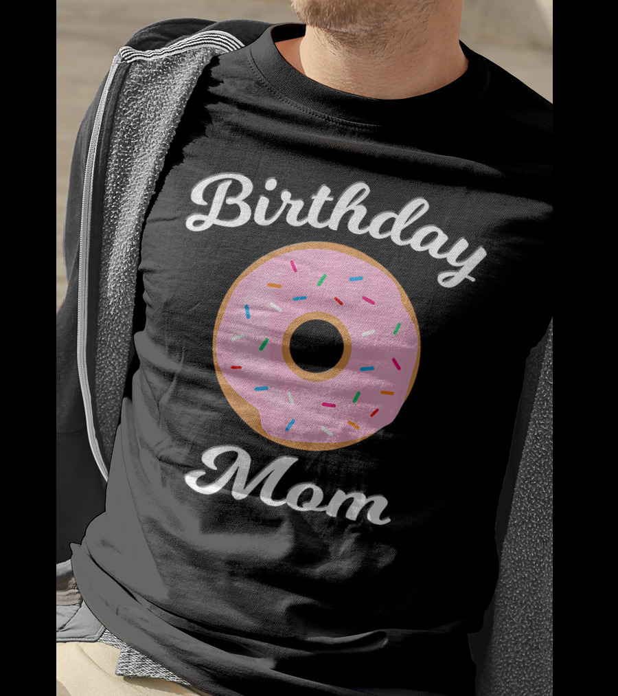 Birthday Mom Donut Theme Party T-Shirt
