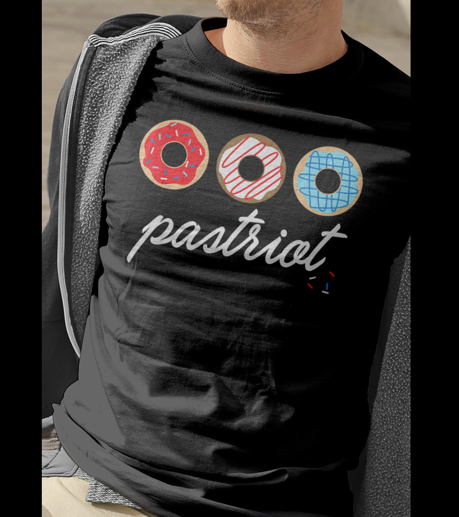 USA Pastriot Donuts Red White Blue T-Shirt