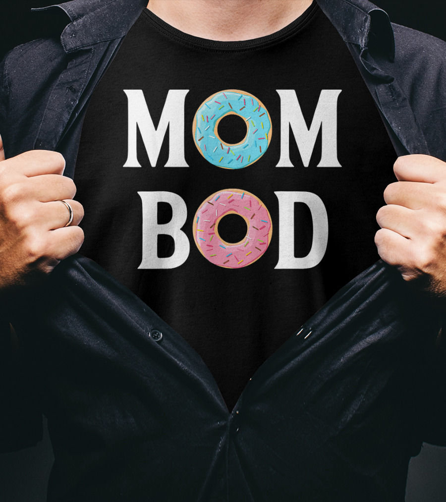 Mom Bod Donut Lover Sprinkle T-Shirt