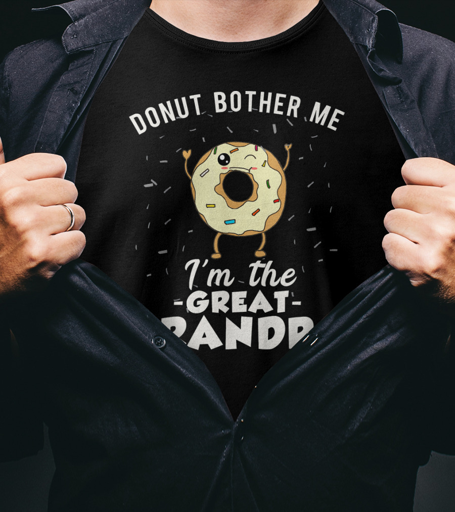 Donut Bother Me I'm The Great Grandpa T-Shirt