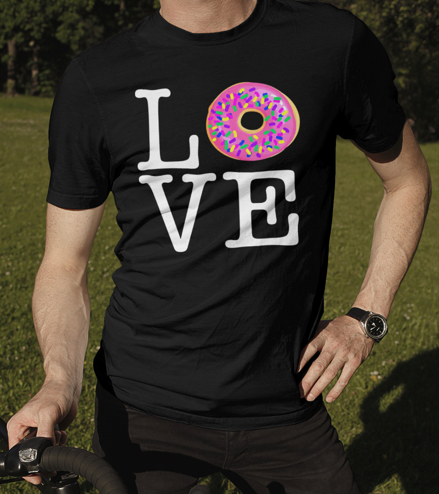 LOVE Donut Pink Sprinkles T-Shirt