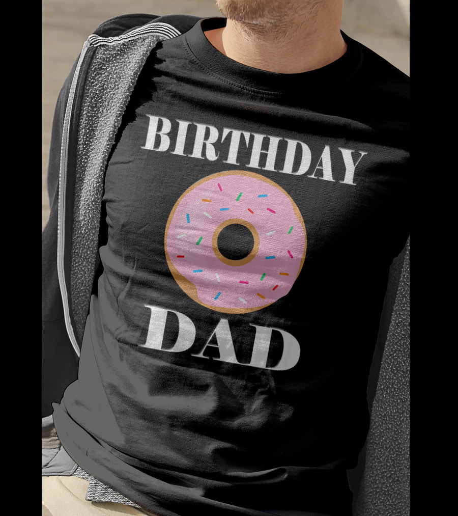 Birthday Donut Dad Party T-Shirt