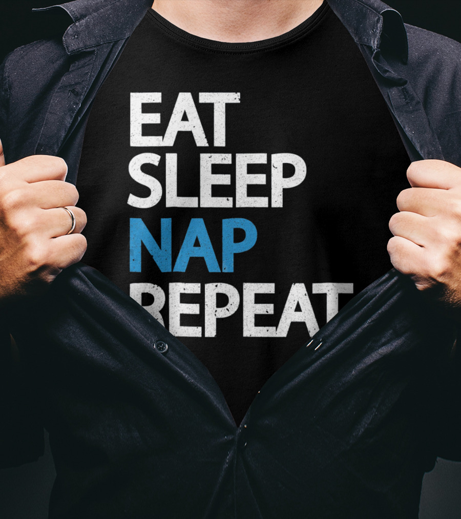 Eat Sleep Nap Repeat Funny Sleep Cycle T-Shirt