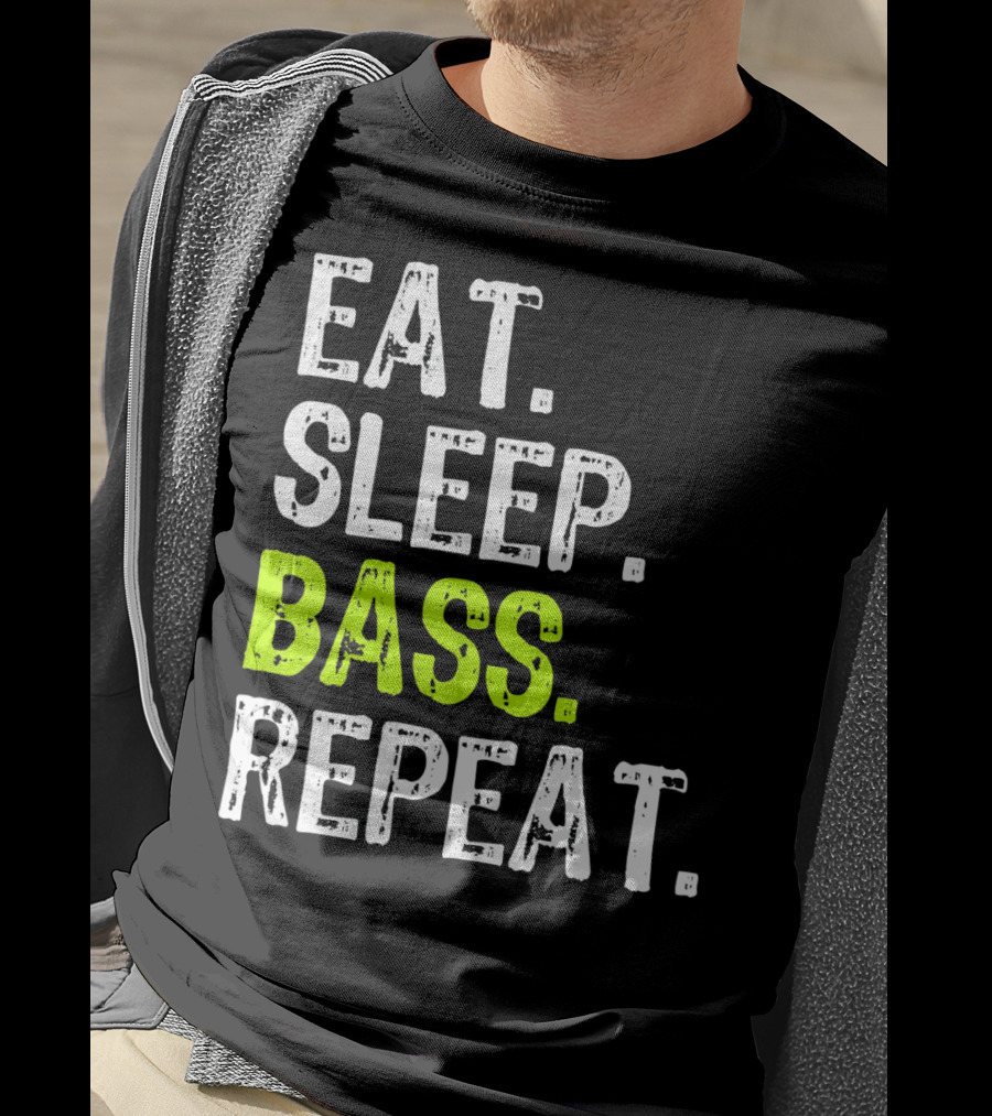 Eat Sleep Bass Repeat T-Shirt