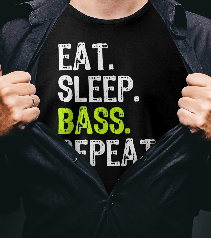 Eat Sleep Bass Repeat T-Shirt
