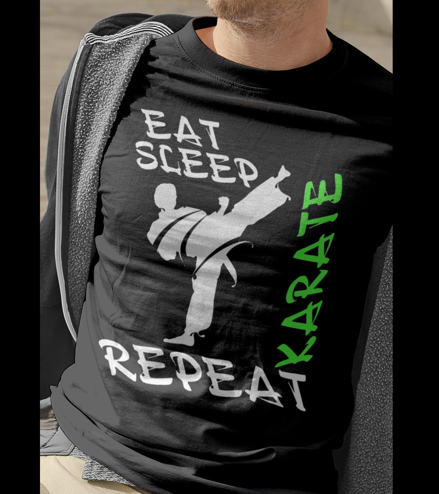 Eat Sleep Karate Repeat T-Shirt