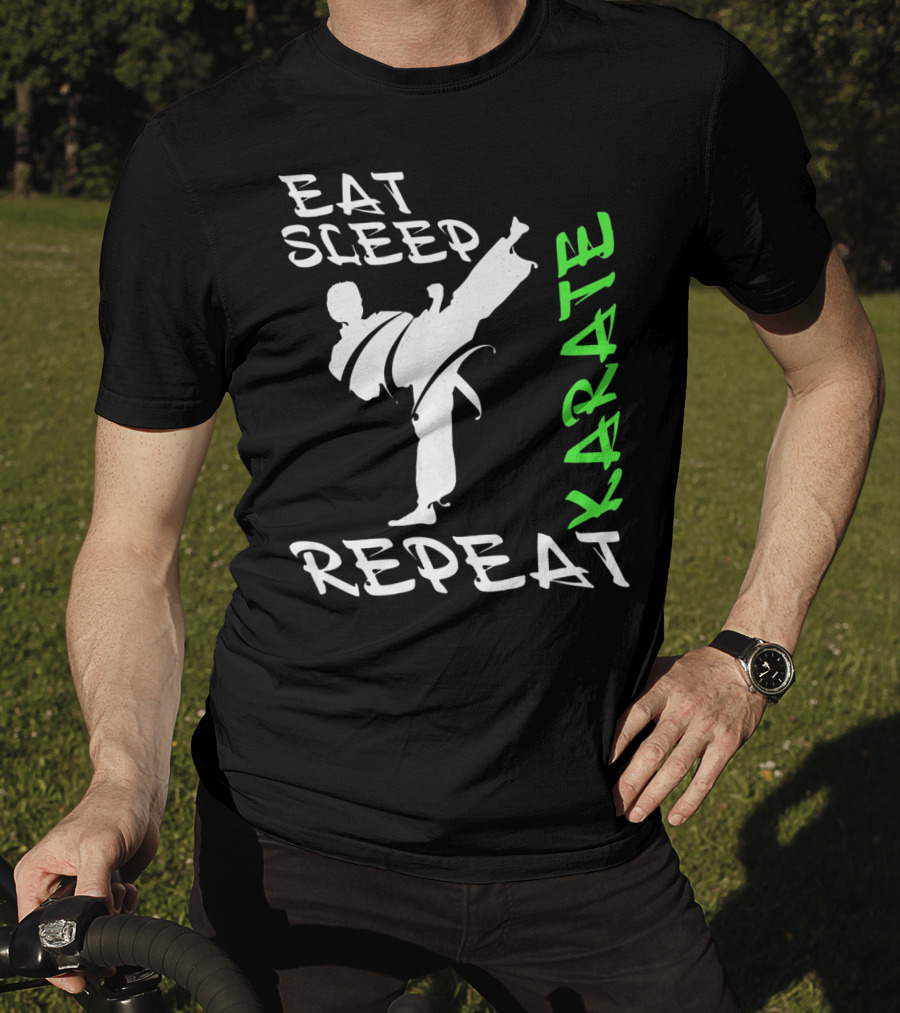 Eat Sleep Karate Repeat T-Shirt