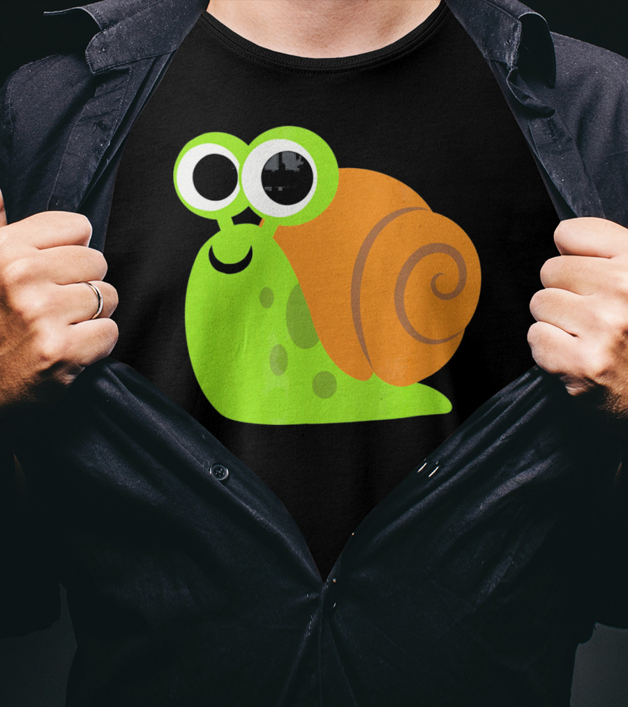 Cute Snail Emoji Lovers Shell T-Shirt