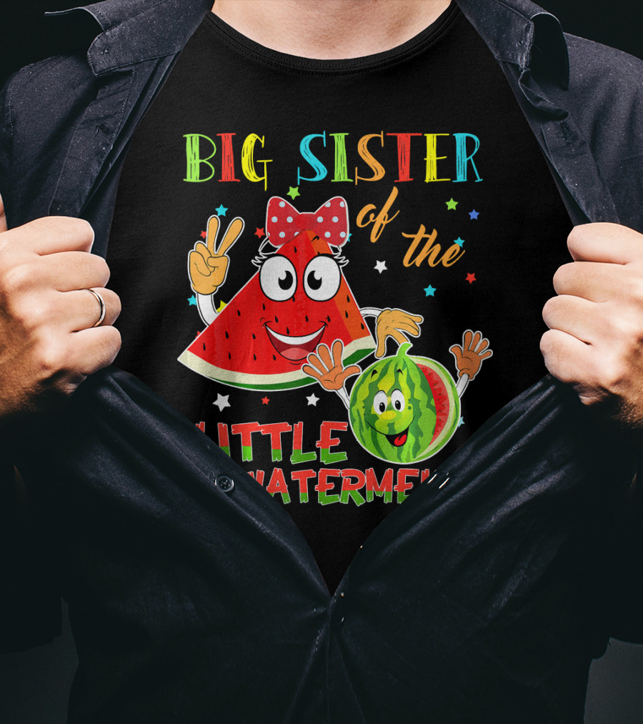 Big Sister Of The Little Watermelon T-Shirt