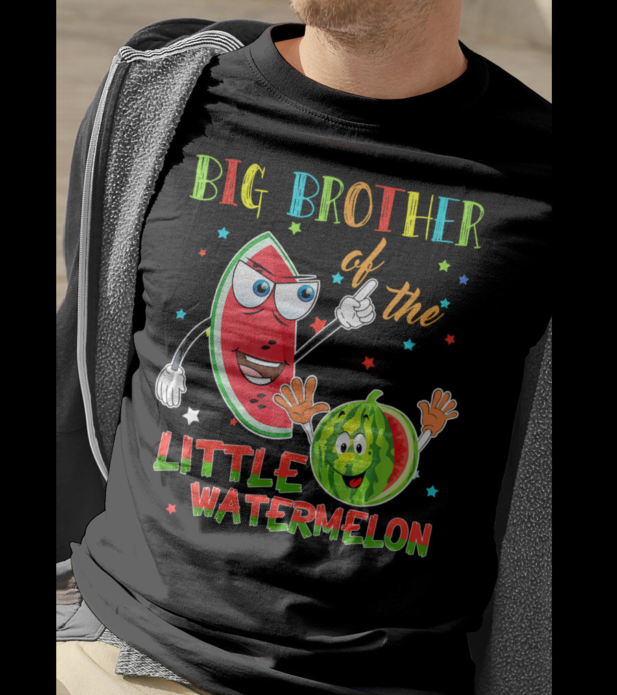 Big Brother Of The Little Watermelon Birthday T-Shirt