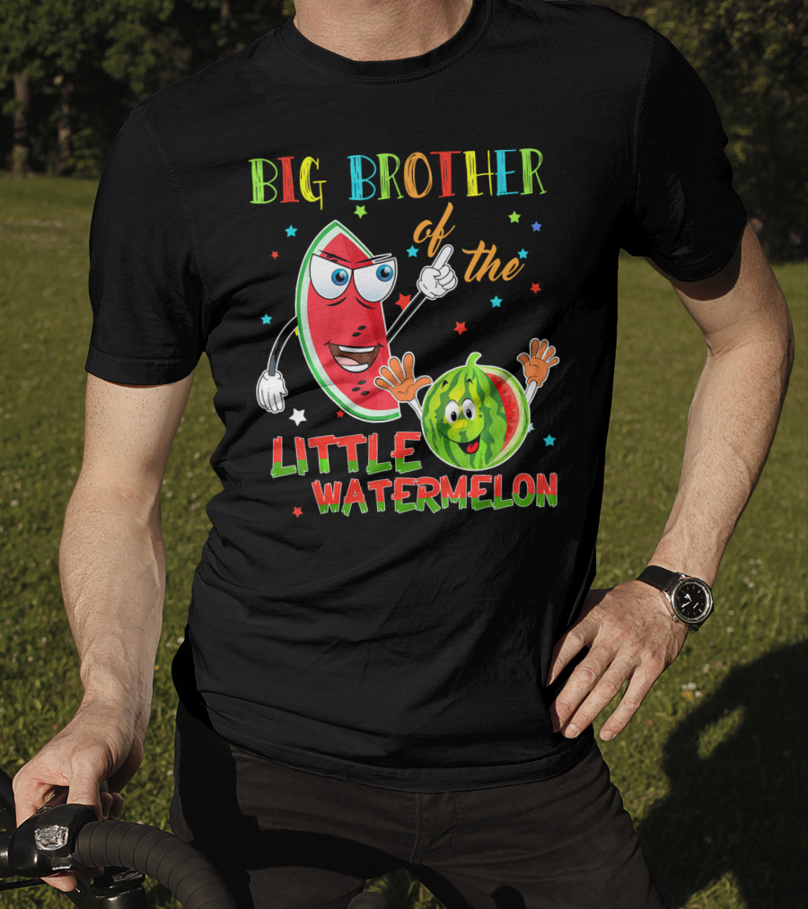 Big Brother Of The Little Watermelon Birthday T-Shirt