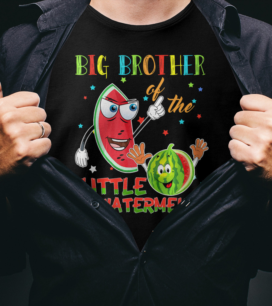 Big Brother Of The Little Watermelon Birthday T-Shirt