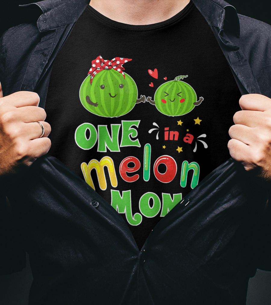 One In A Melon Mom Summer Tropical T-Shirt