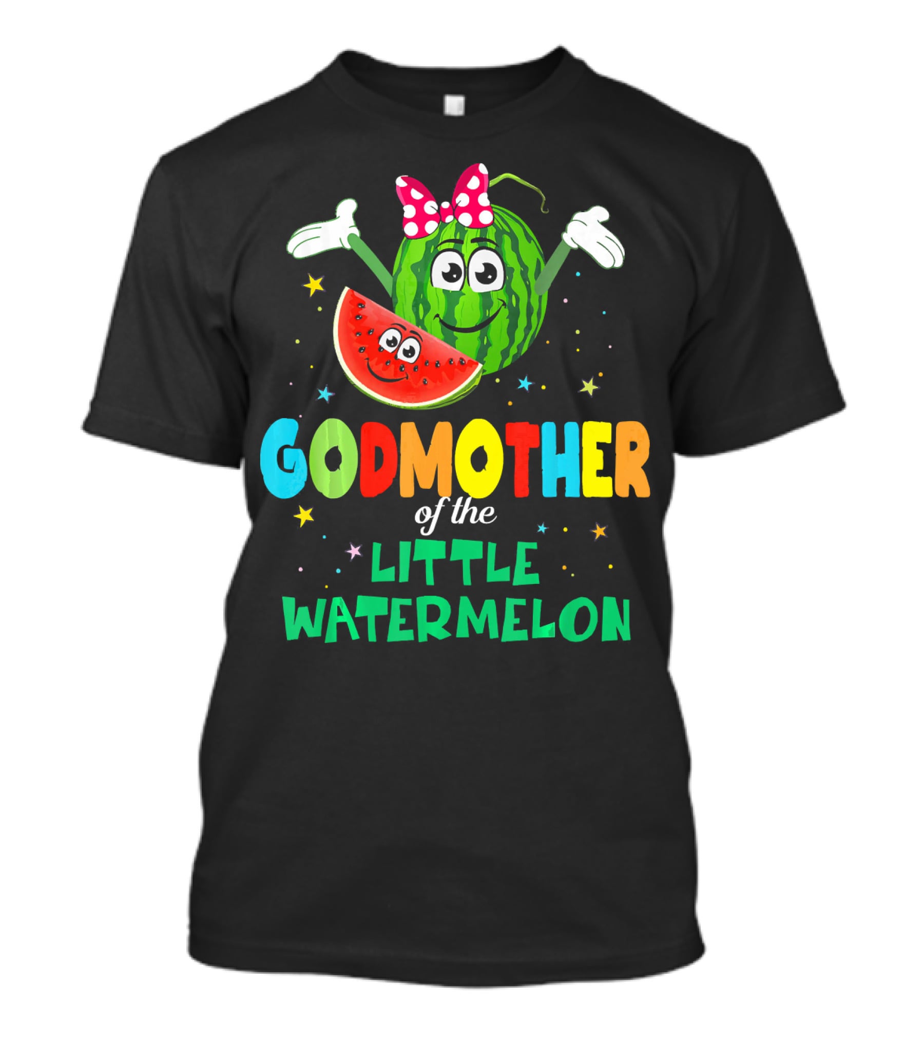 Godmother Of The Little Watermelon Cute Birthday T-Shirt