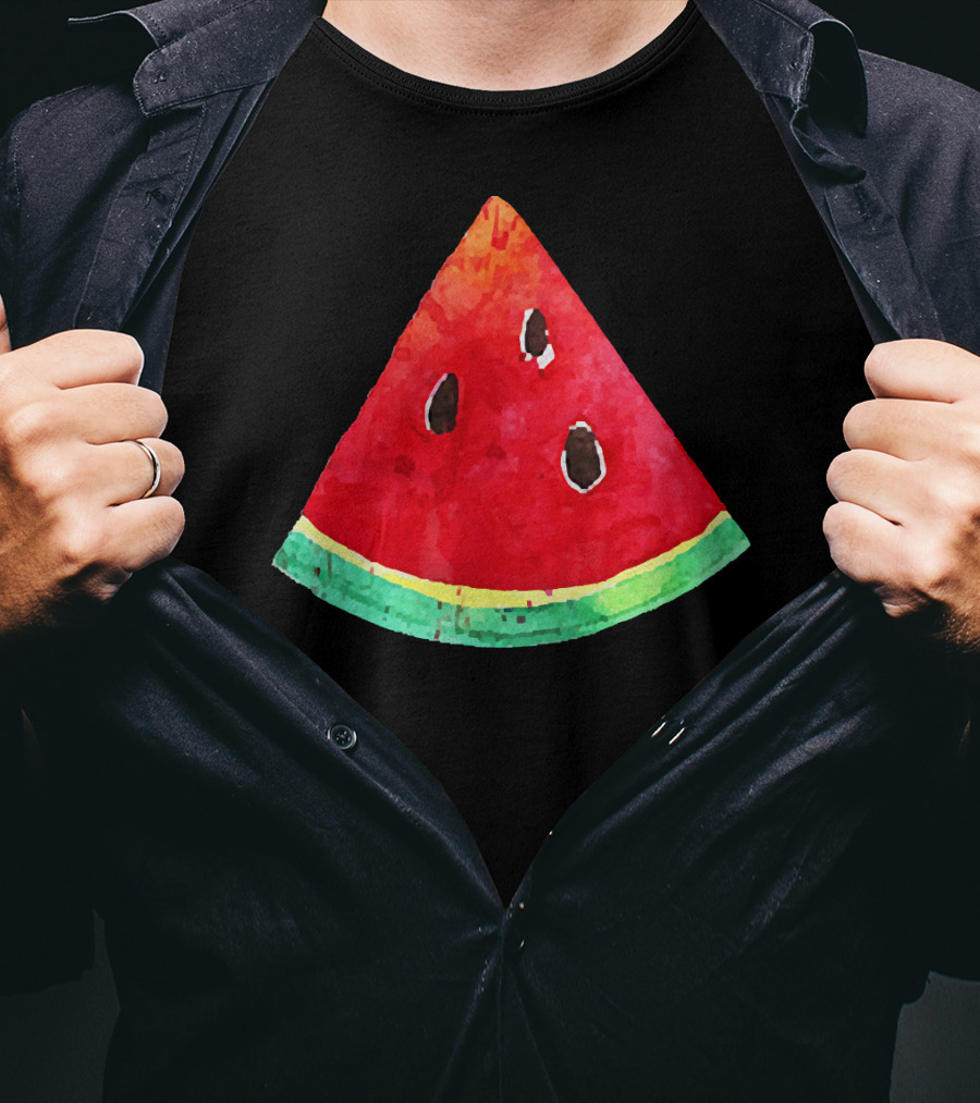Watermelon Slice Fun Fruit Group Costume T-Shirt