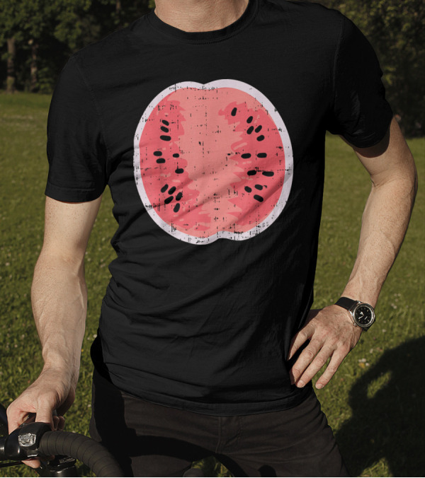 Watermelon Funny Fruit Lazy DIY Easy Food T-Shirt