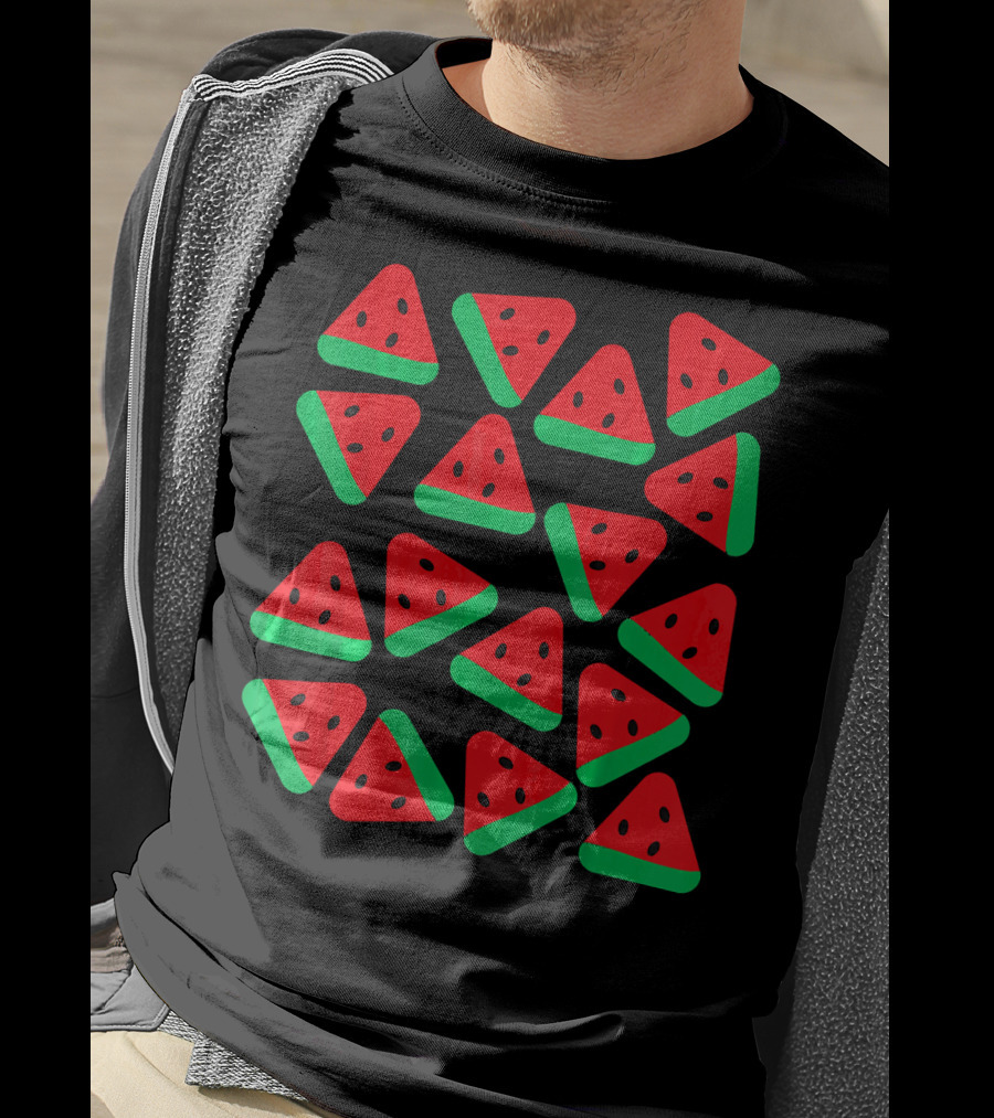 Have A Nice Day - Watermelon Man Pattern Summer Fruit Fun T-Shirt