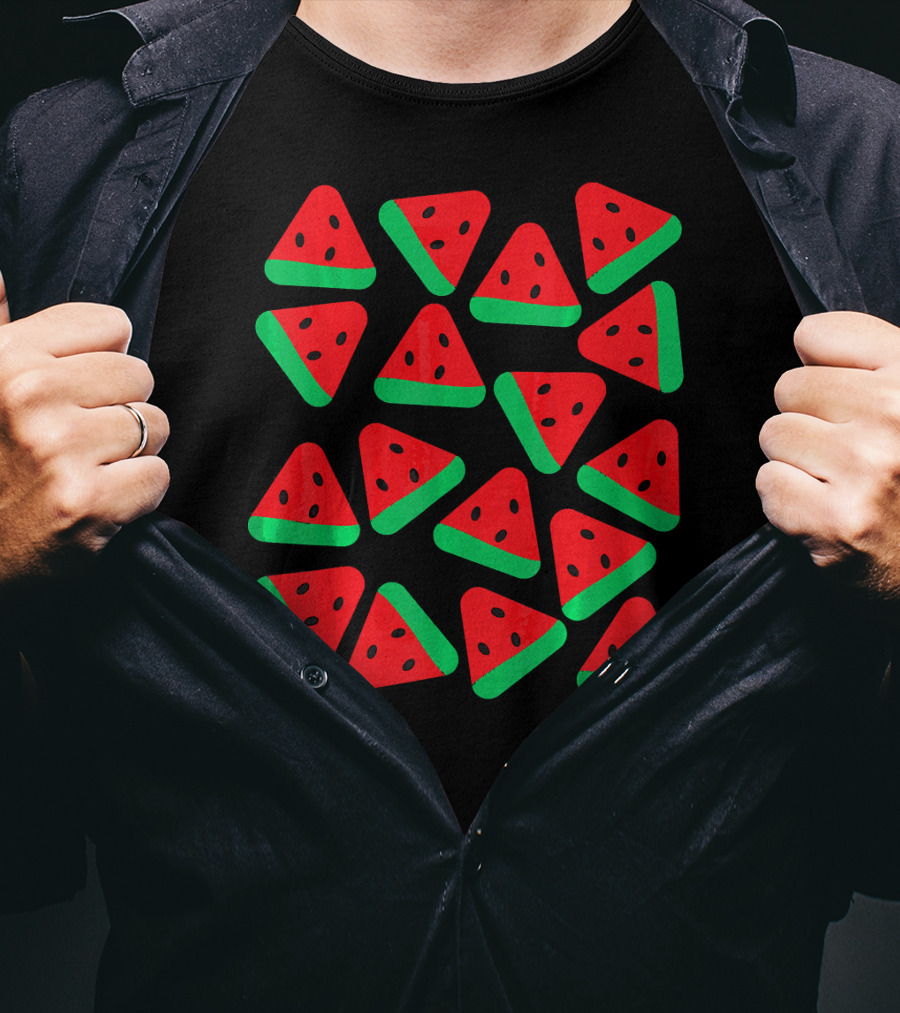 Have A Nice Day - Watermelon Man Pattern Summer Fruit Fun T-Shirt