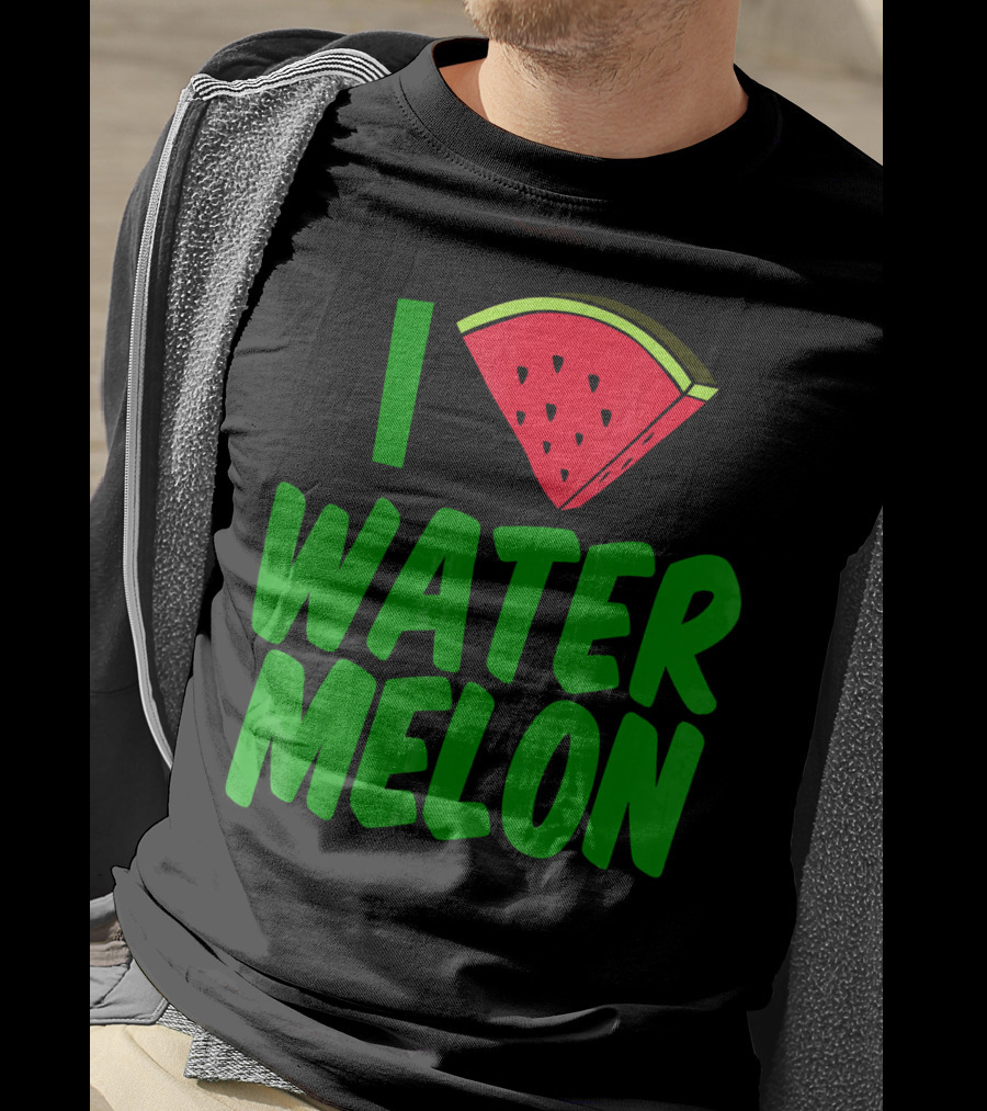 I Love Watermelon Slice Top T-Shirt