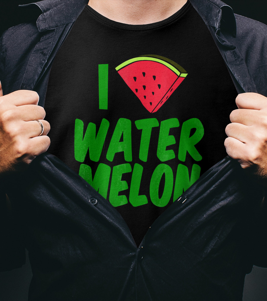 I Love Watermelon Slice Top T-Shirt
