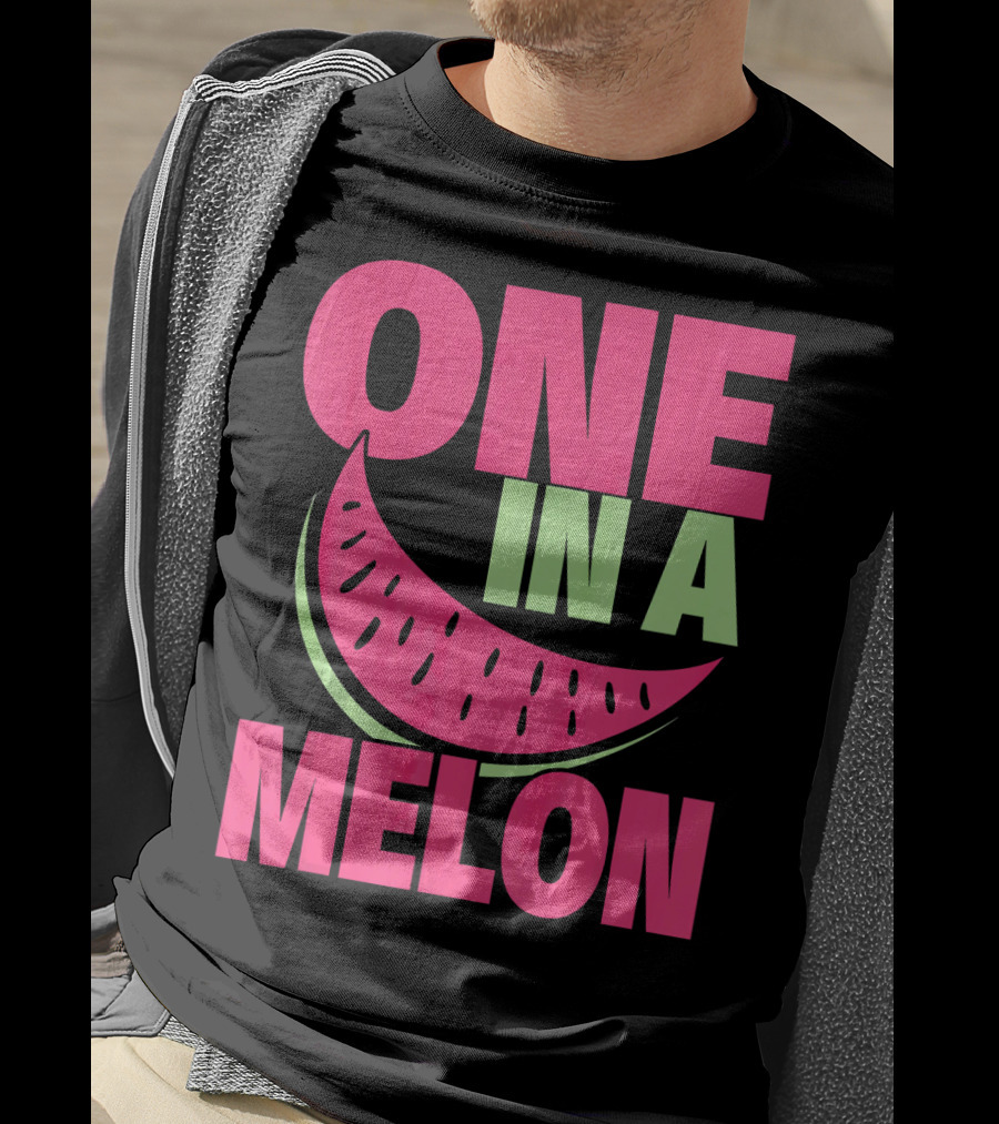 One In A Melon Funny Watermelon T-Shirt