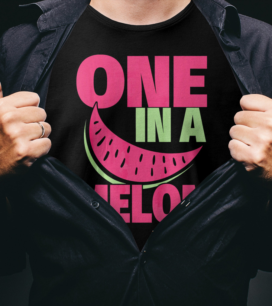 One In A Melon Funny Watermelon T-Shirt