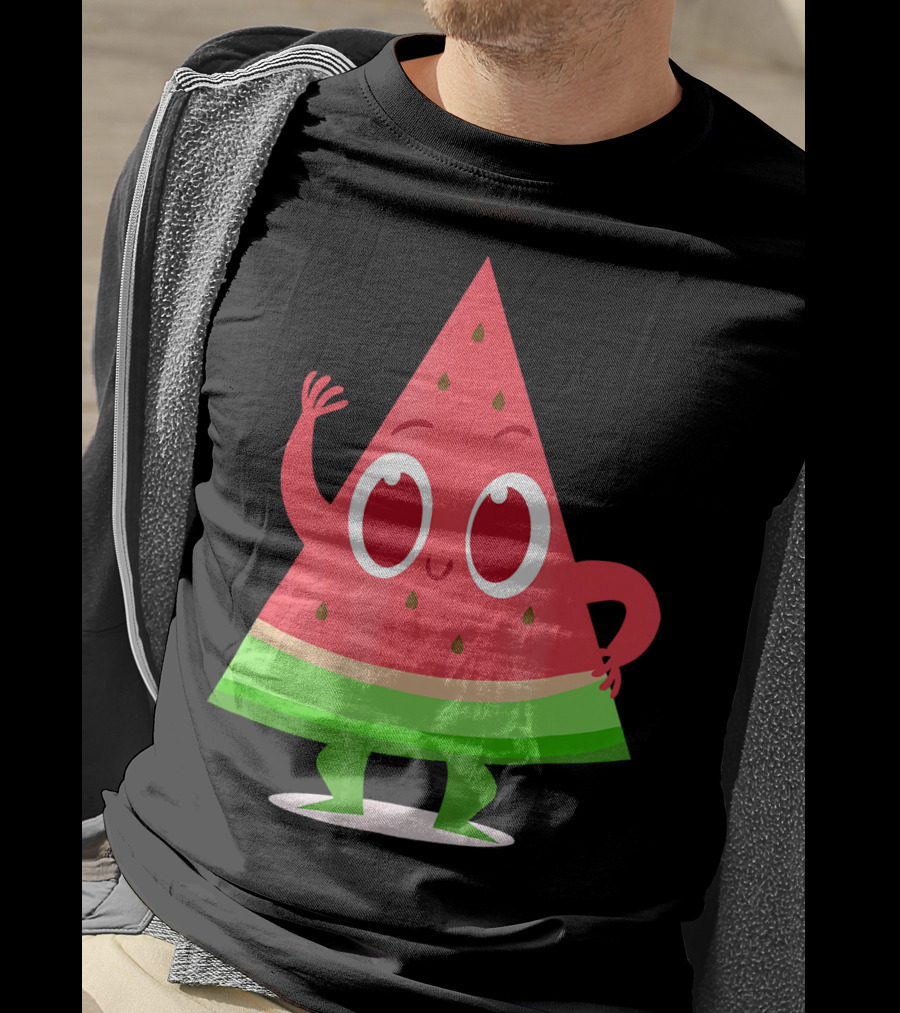 Cheerful Watermelon Dance Summer Fun T-Shirt