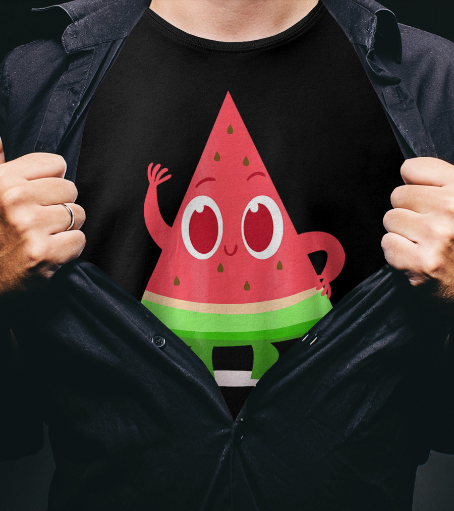 Cheerful Watermelon Dance Summer Fun T-Shirt