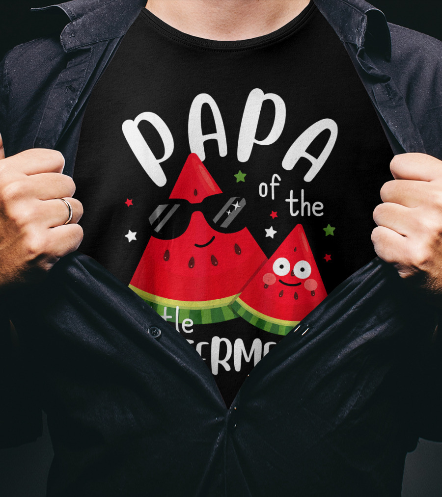 Papa Of The Little Watermelon T-Shirt