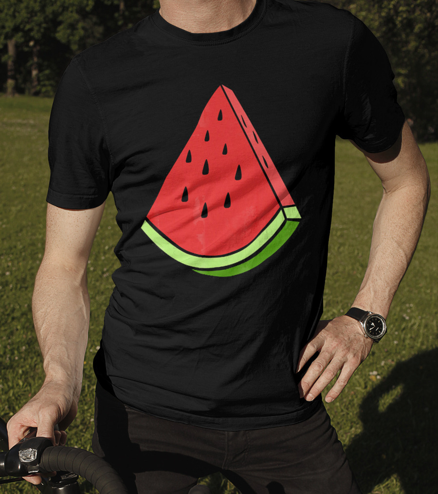 Watermelon Slice Red Green Wedge T-Shirt