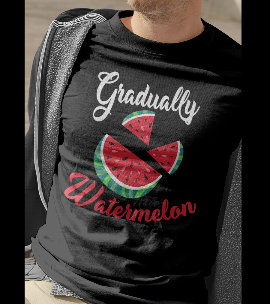 Gradually Watermelon Watermelon Slice T-Shirt