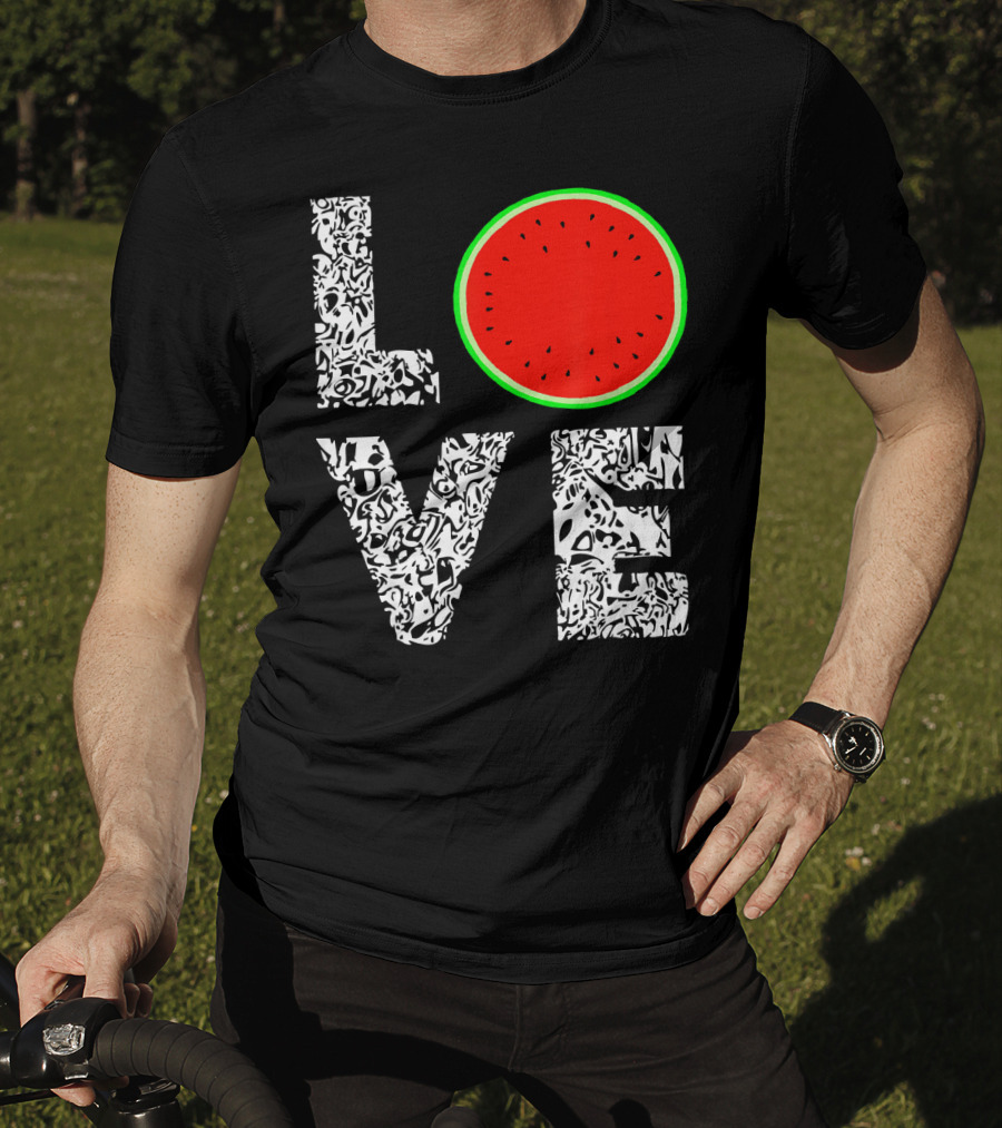 LOVE Watermelon Love Tropical Melon Summer T-Shirt