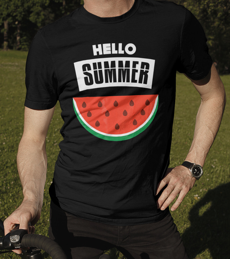 Hello Summer Watermelon Slice T-Shirt