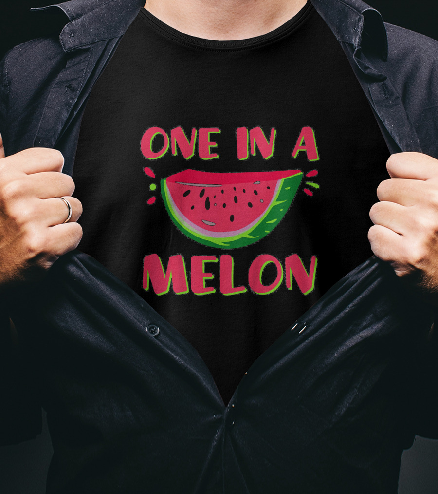One In A Melon Kids Watermelon Slice T-Shirt