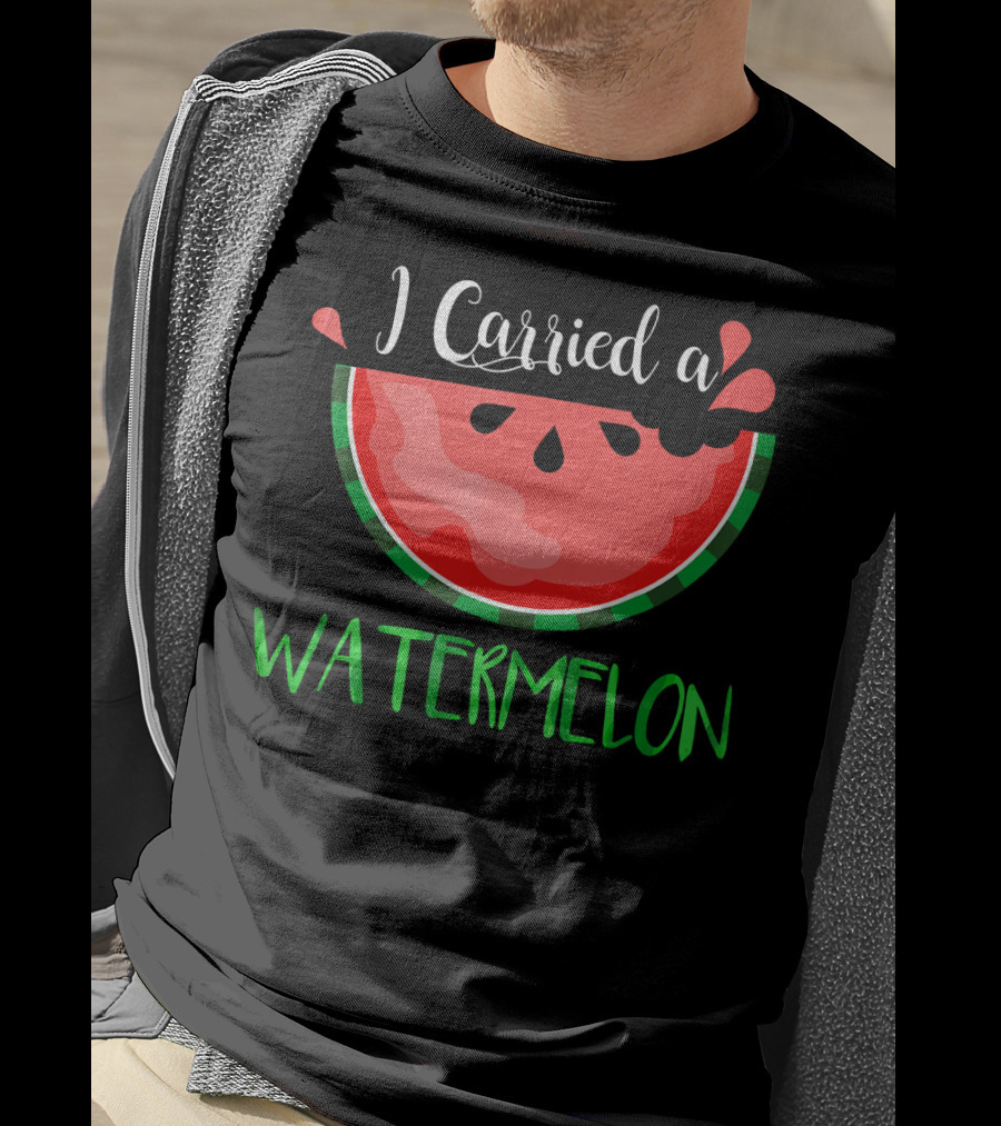I Carried A Watermelon Funny Dancing Dirty Dancing Reference T-Shirt