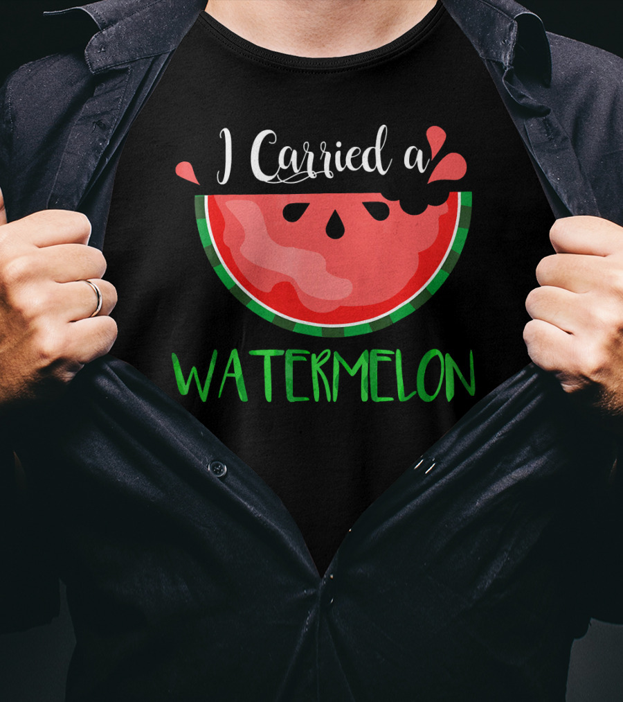 I Carried A Watermelon Funny Dancing Dirty Dancing Reference T-Shirt