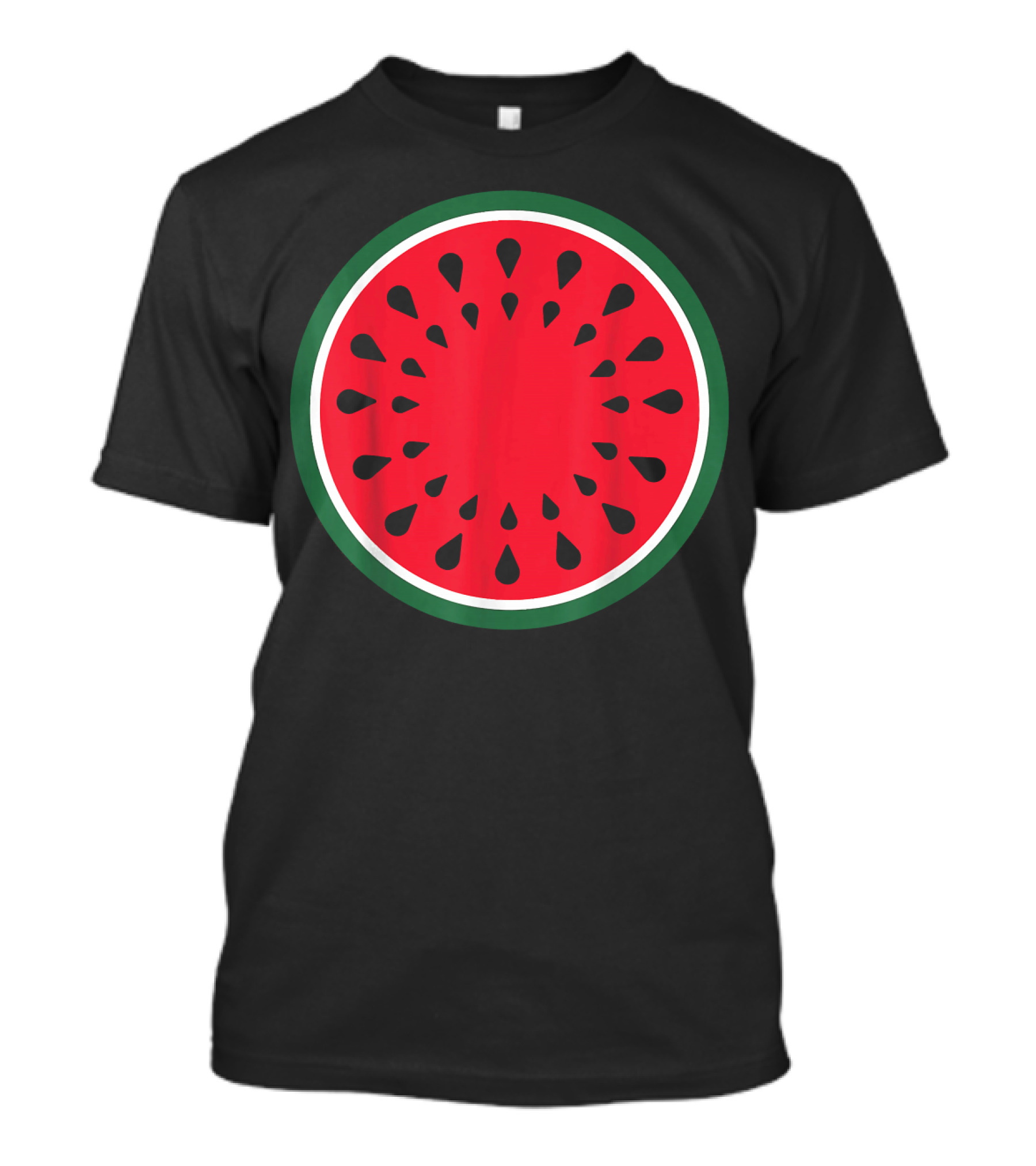 Watermelon Fruit Slice Easy Lazy DIY T-Shirt