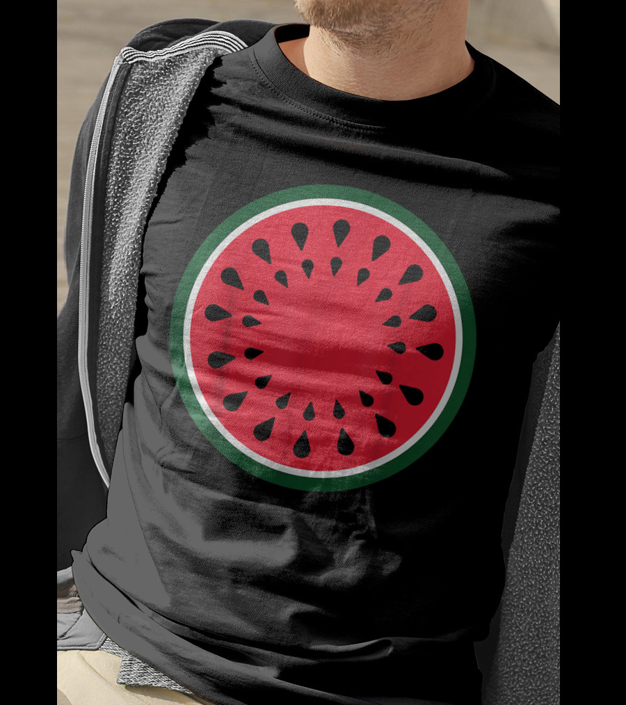 Watermelon Fruit Slice Easy Lazy DIY T-Shirt