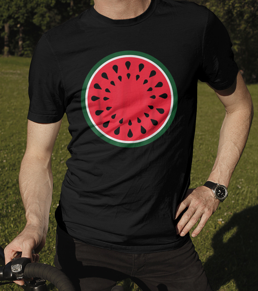 Watermelon Fruit Slice Easy Lazy DIY T-Shirt