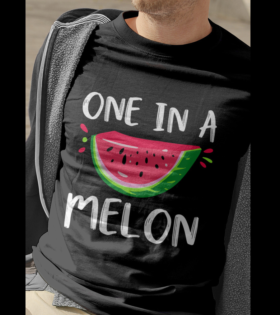 One In A Melon Kids Cute Watermelon Back To School T-Shirt