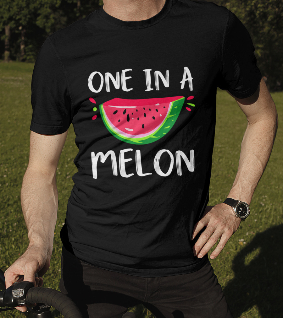 One In A Melon Kids Cute Watermelon Back To School T-Shirt