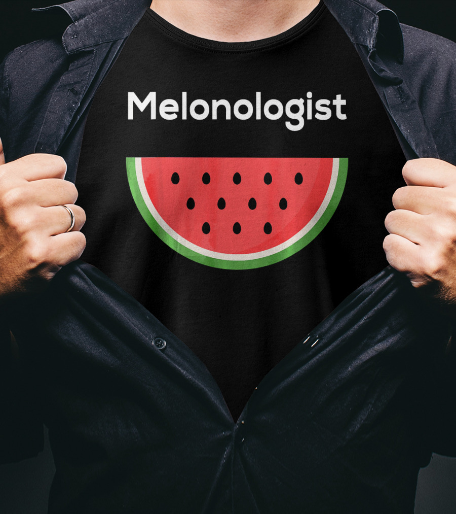 Melonologist Cute Watermelon Slice T-Shirt