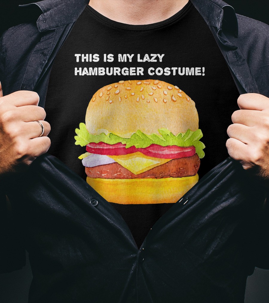 This Is My Lazy Hamburger Costume T-Shirt