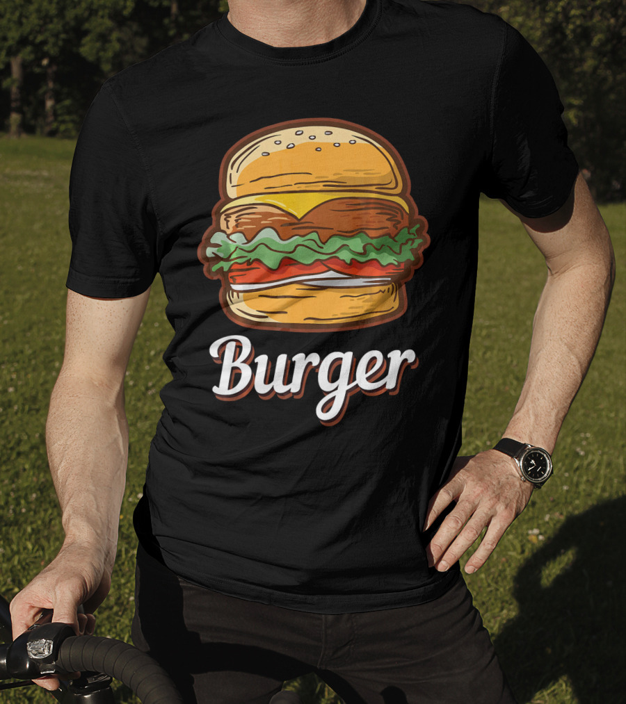 Burger Food Hamburger Cheeseburger Fast Burger T-Shirt