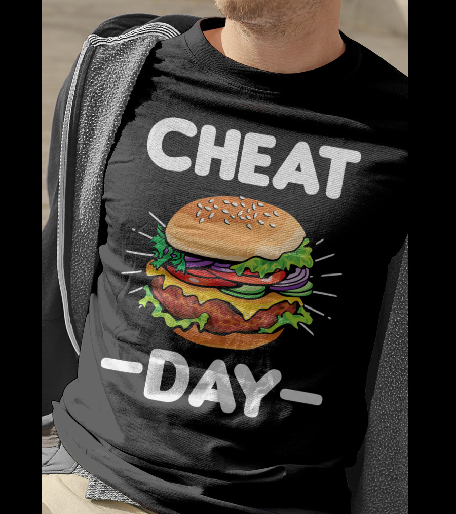 Cheat Day Funny Cheeseburger Ham T-Shirt